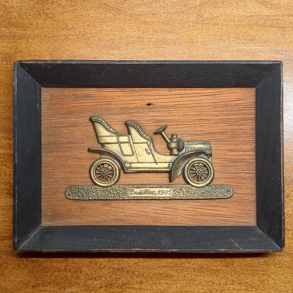 Vintage Brass Car Wall Pictures - Picture 2 of 6